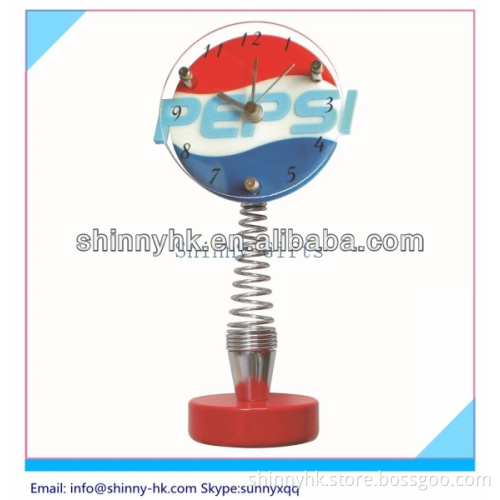 ODM/OEM design digital alarm time clock for PEPSI promotion